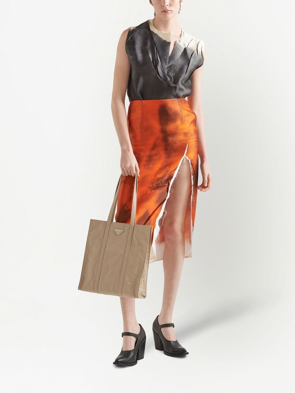 nappa-leather tote bag - 2