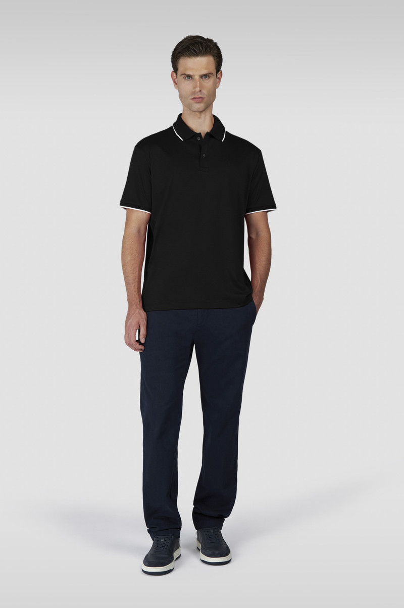 Paul & Shark X-SOFT INTERLOCK COTTON POLO SHIRT WITH CONTRAST PROFILES outlook