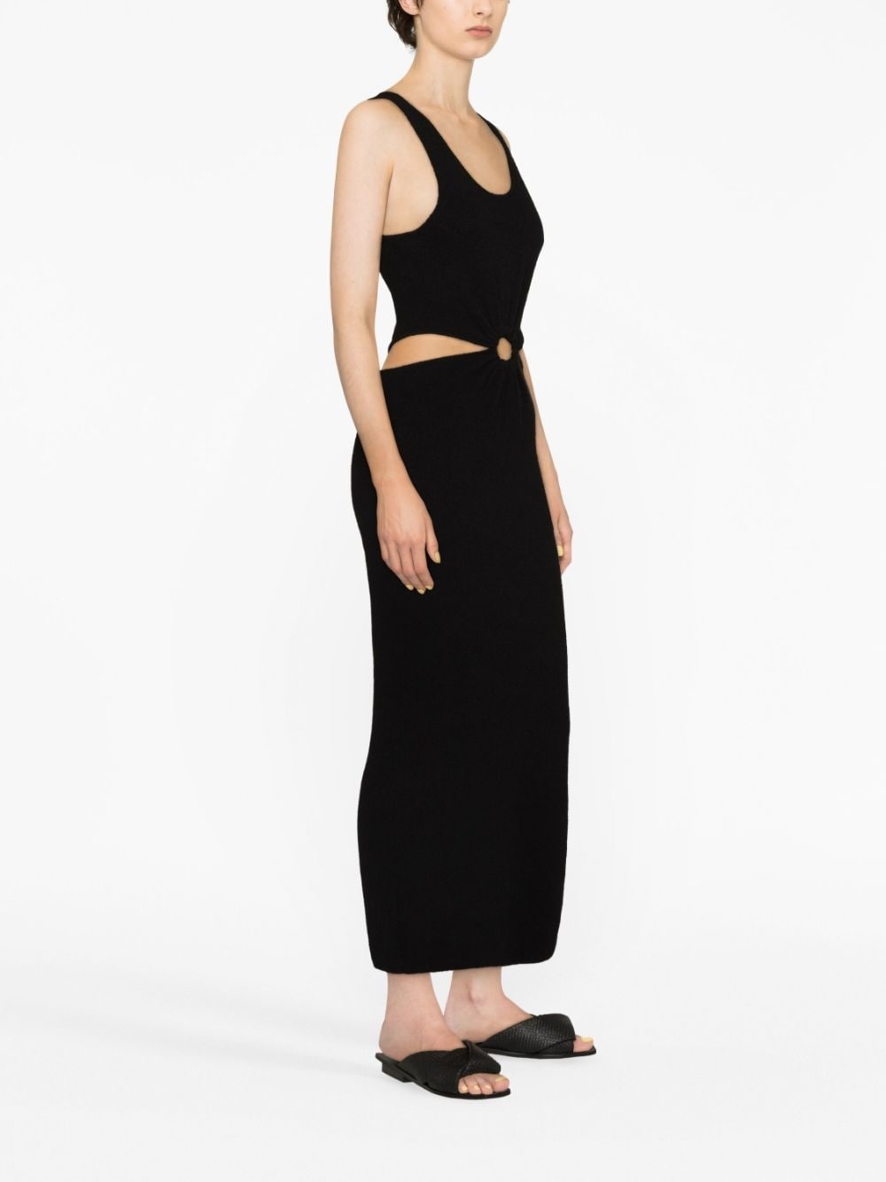 cut-out terrycloth dress - 3