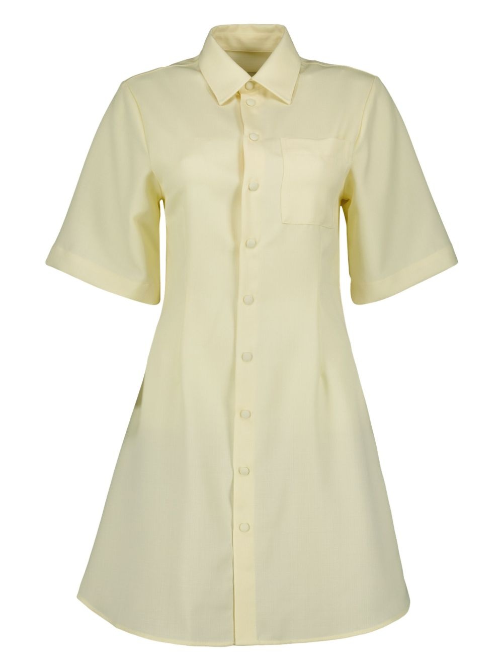 wool shirt dress - 1