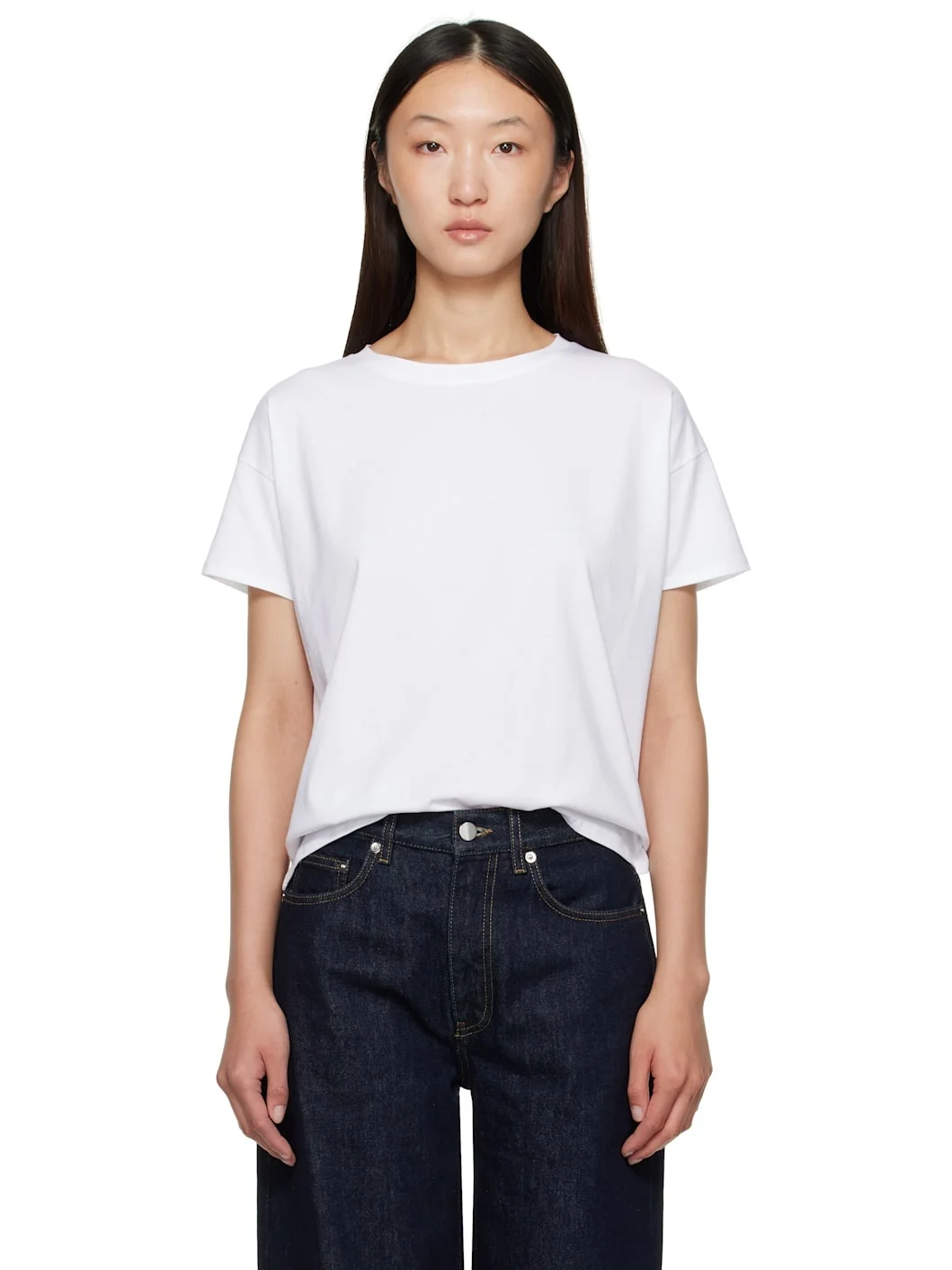 White Basiluzzo LDS Short Sleeve T-shirt - 1
