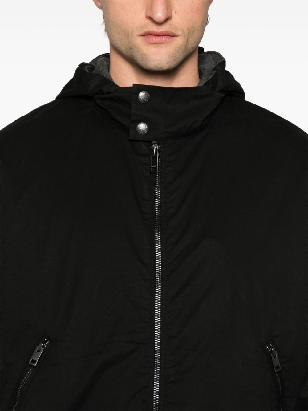Alain Oval-D hooded jacket - 5
