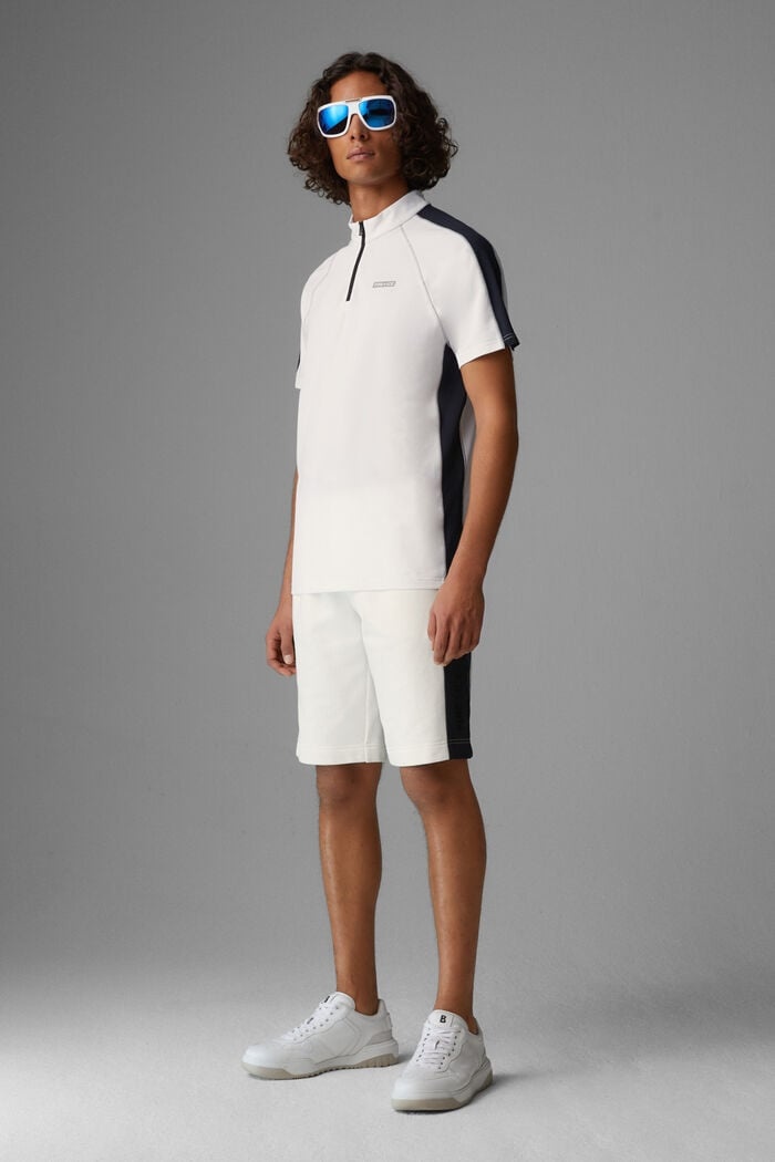 Lyas Sweat shorts in Off-white/Navy blue - 4