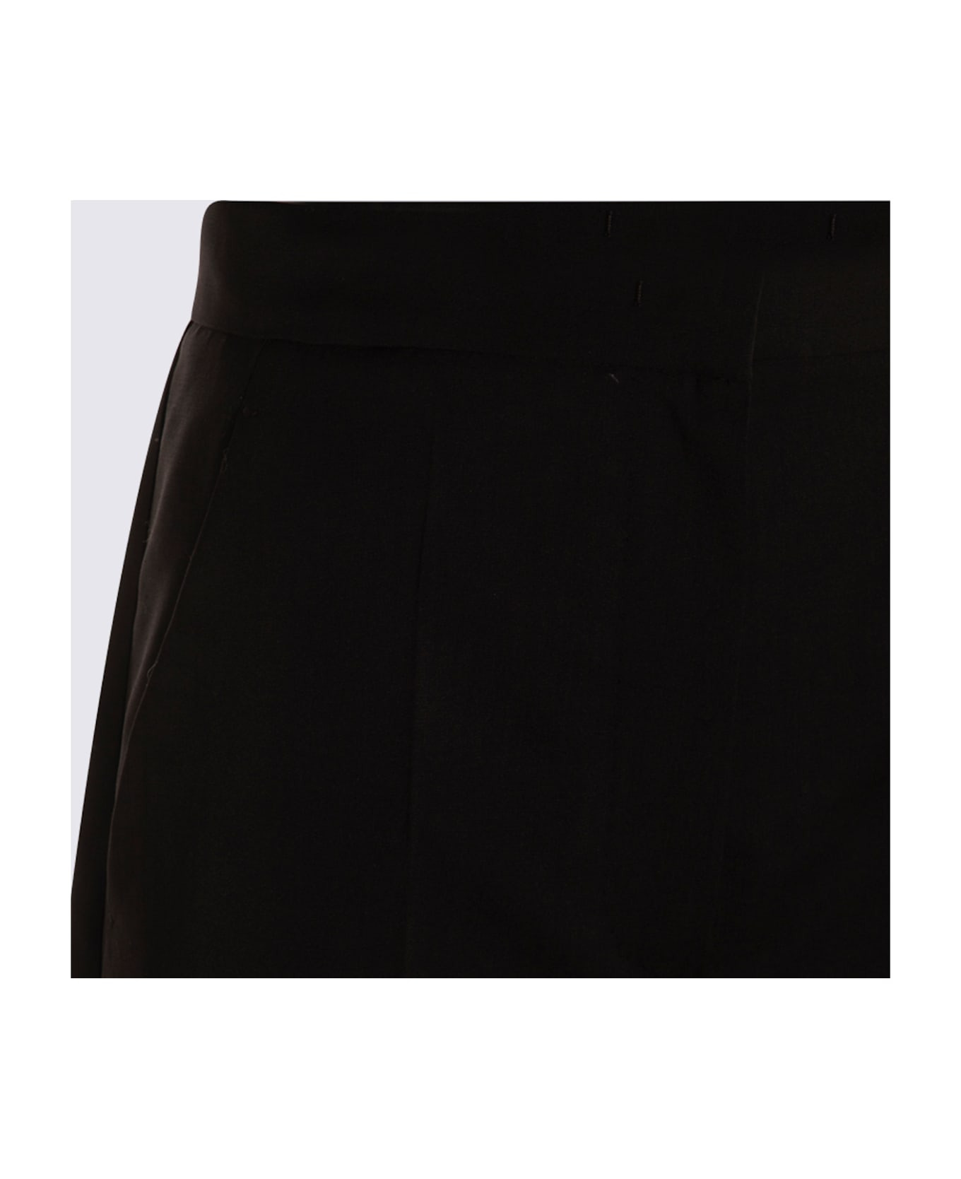 Black Wool Pants - 3