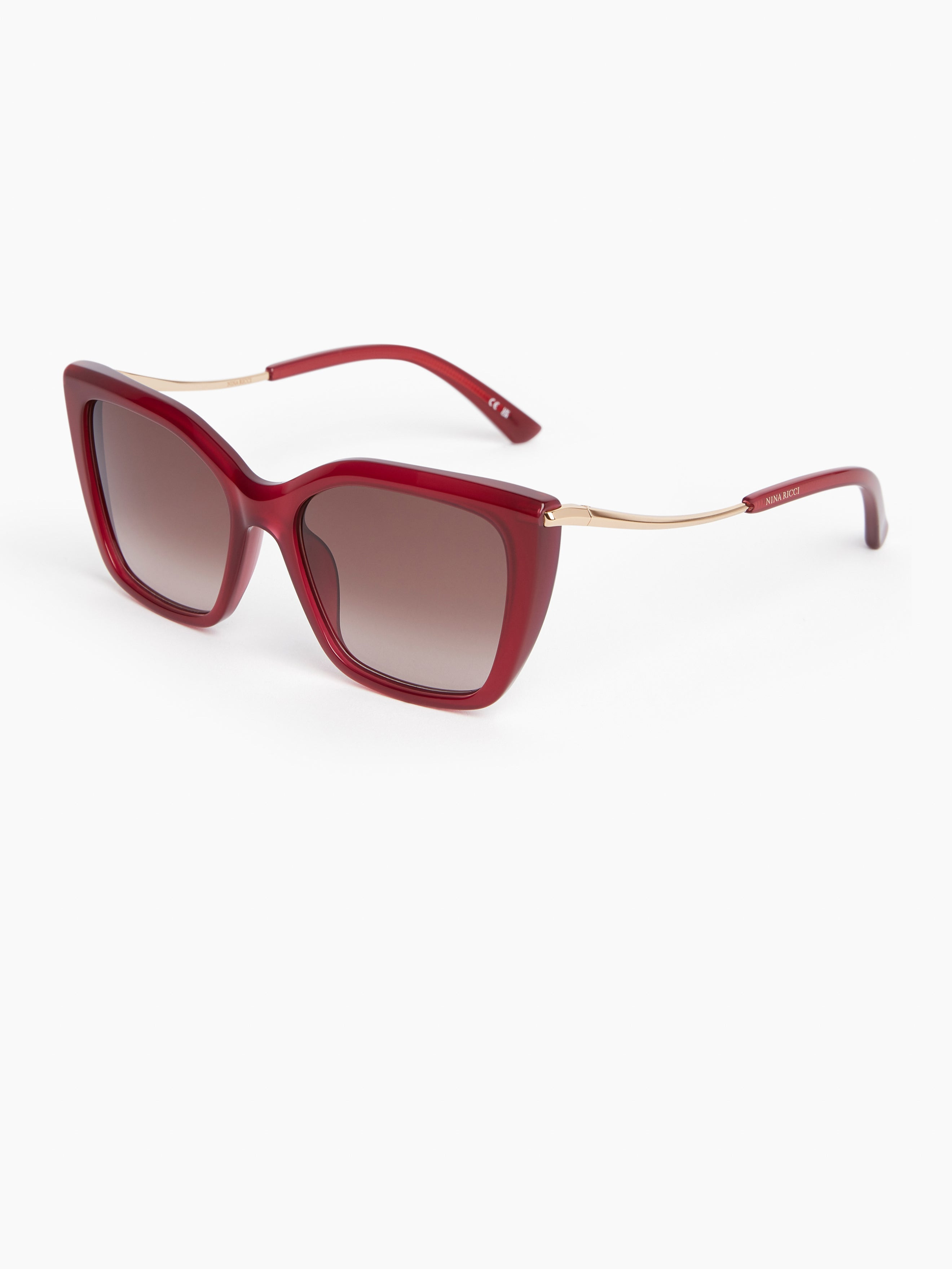 WAVES ROUND RED SUNGLASSES - 6