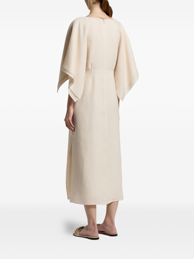 Aurea V-neck midi dress 3