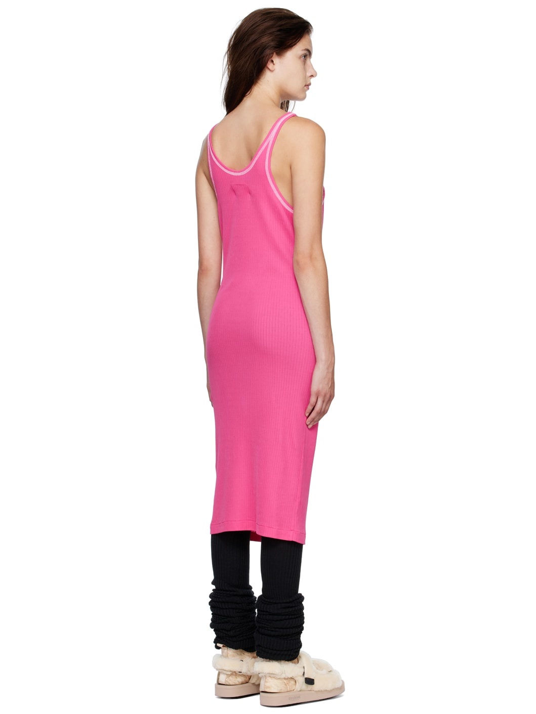 Pink Rib Minidress - 3