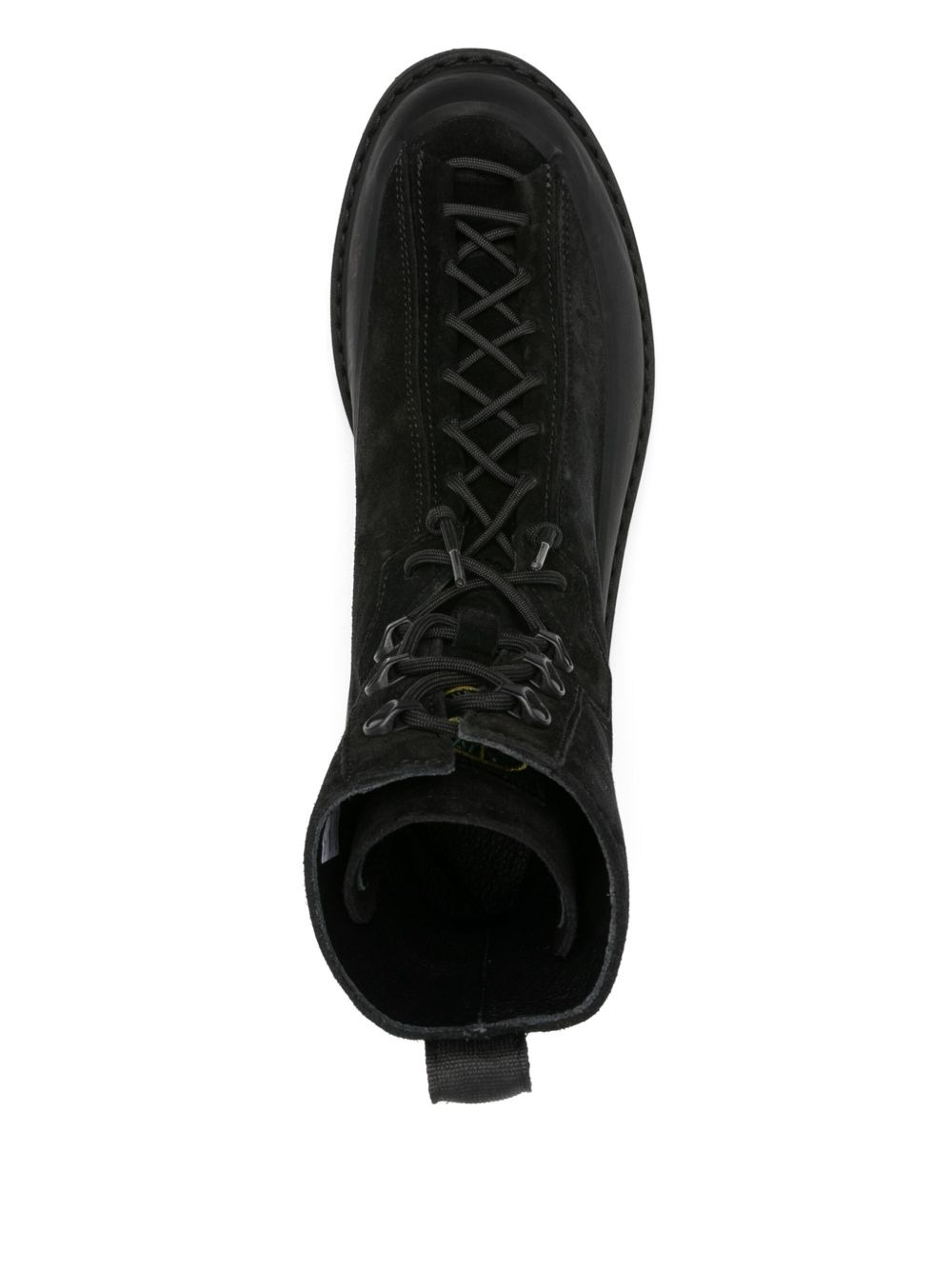 lace-up suede boots - 4