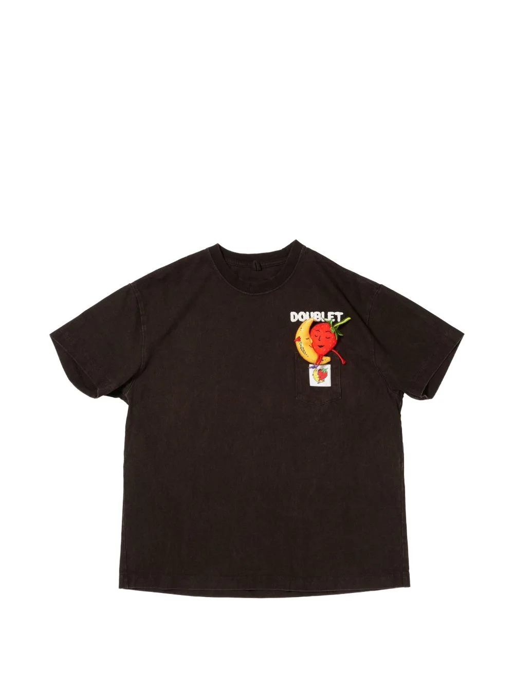 appliqué pocket T-shirt - 1