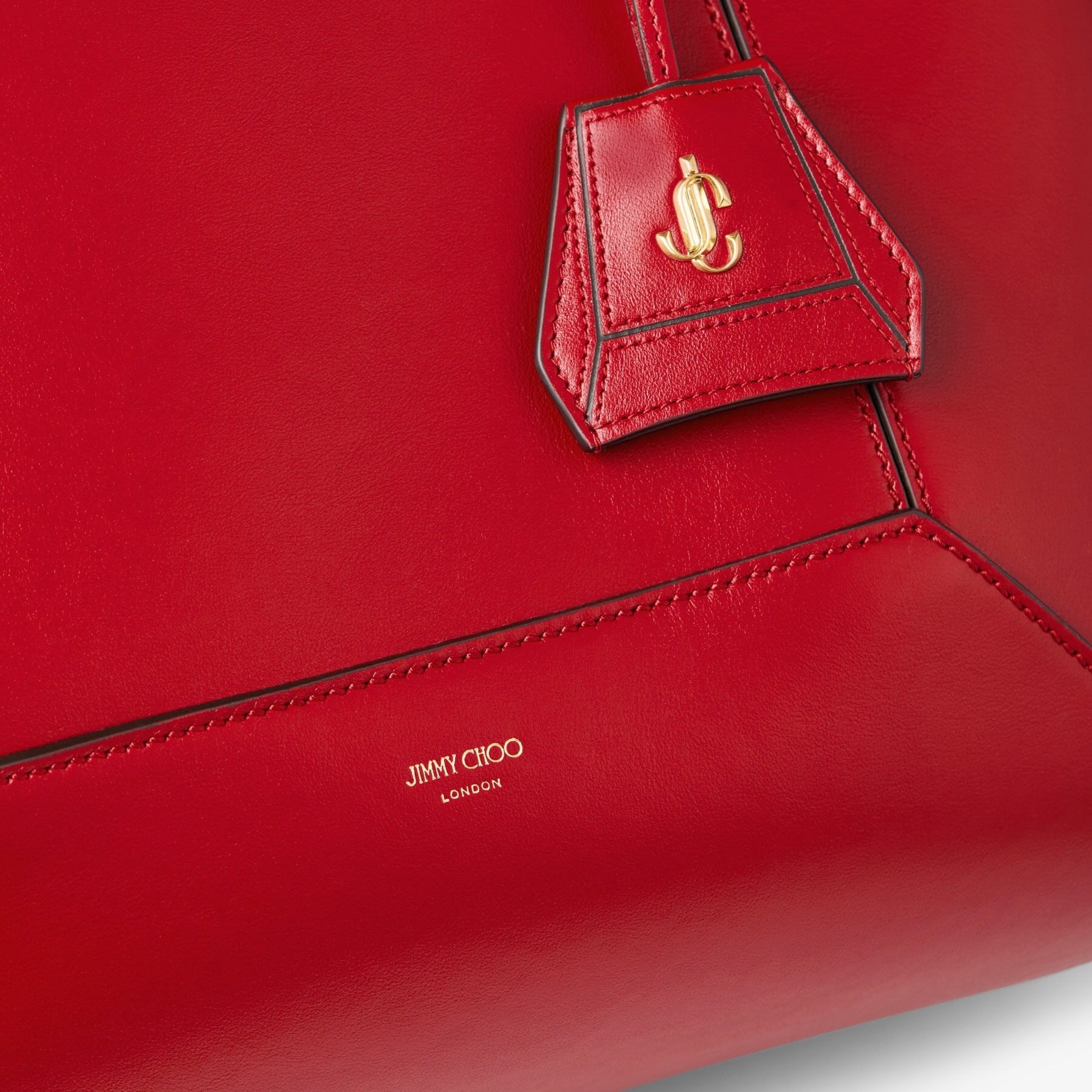 Diamond Tote/M
Ruby Red Calf Leather Tote Bag - 3