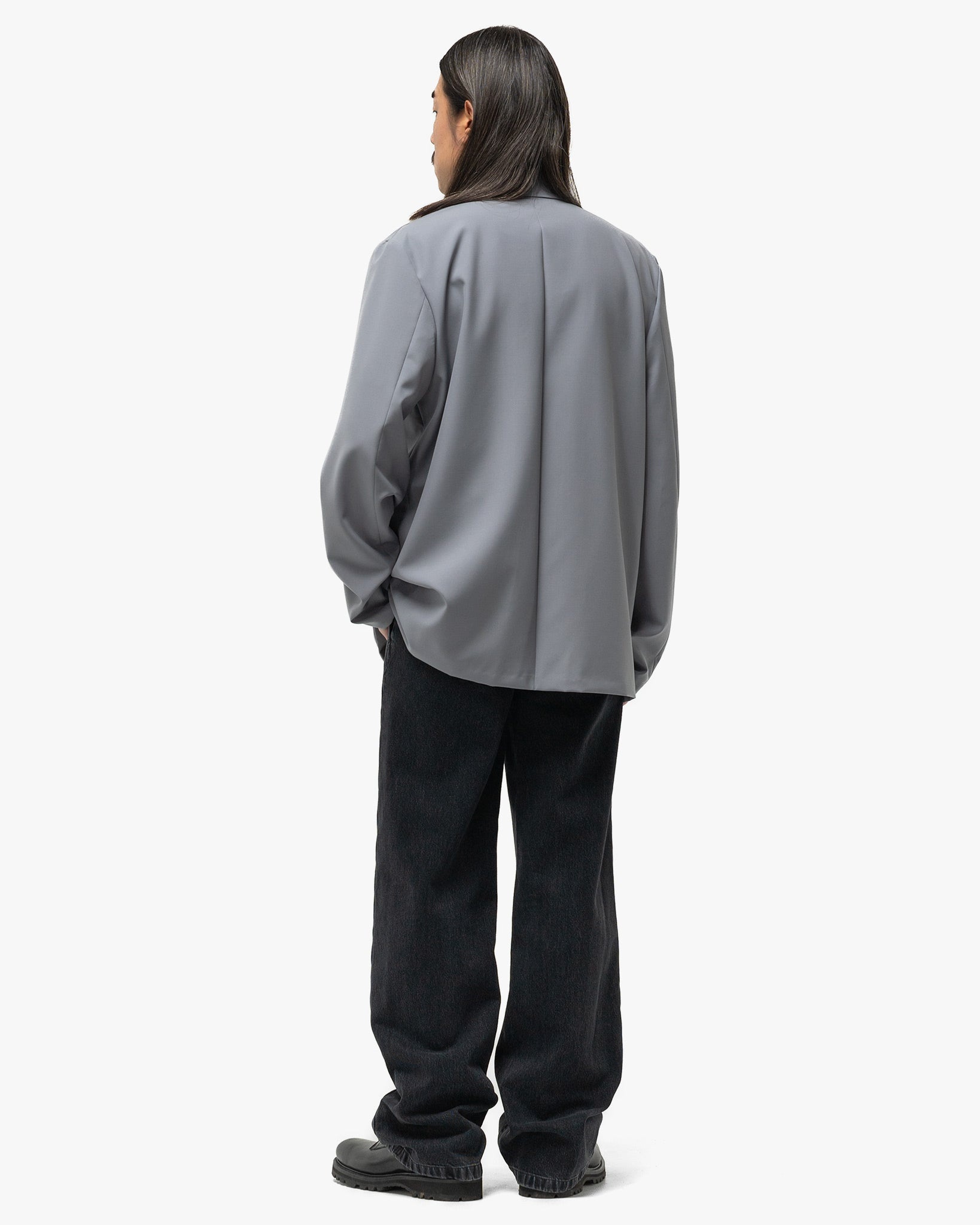 Popeline Jacket Inox Wool - 3
