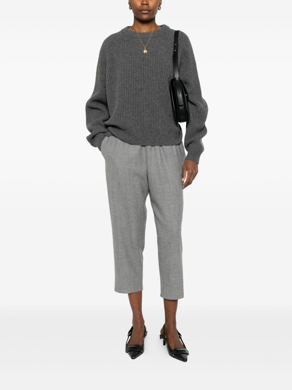 elasticated-waist trousers - 2