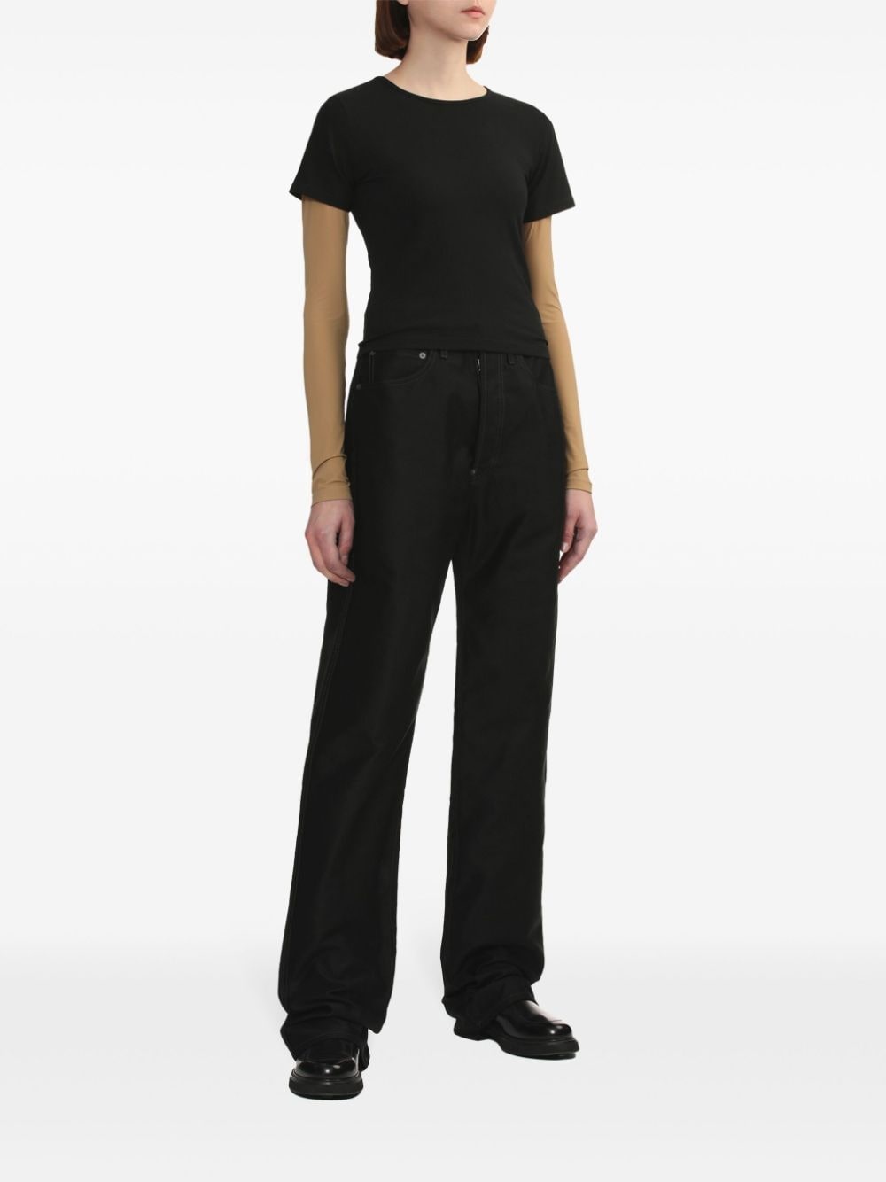 contrasting sleeves t-shirt - 2