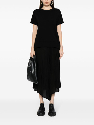 Yohji Yamamoto round-neck cotton T-shirt outlook