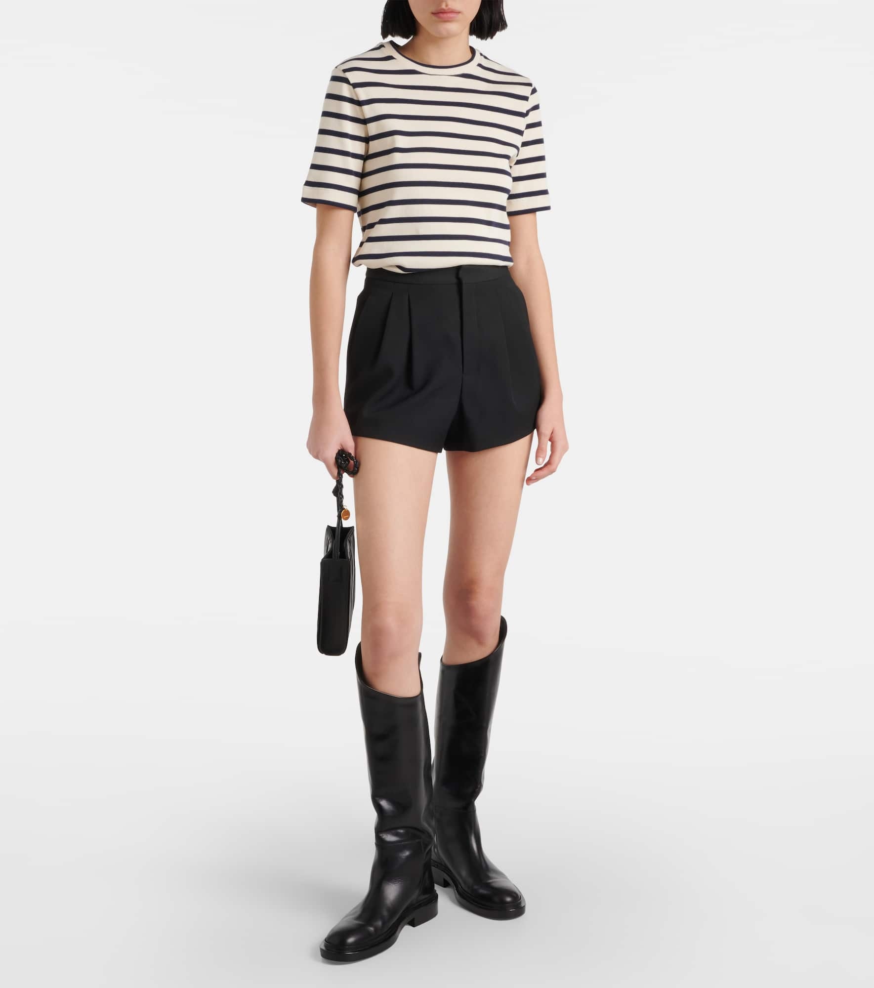 Striped cotton jersey T-shirt - 2