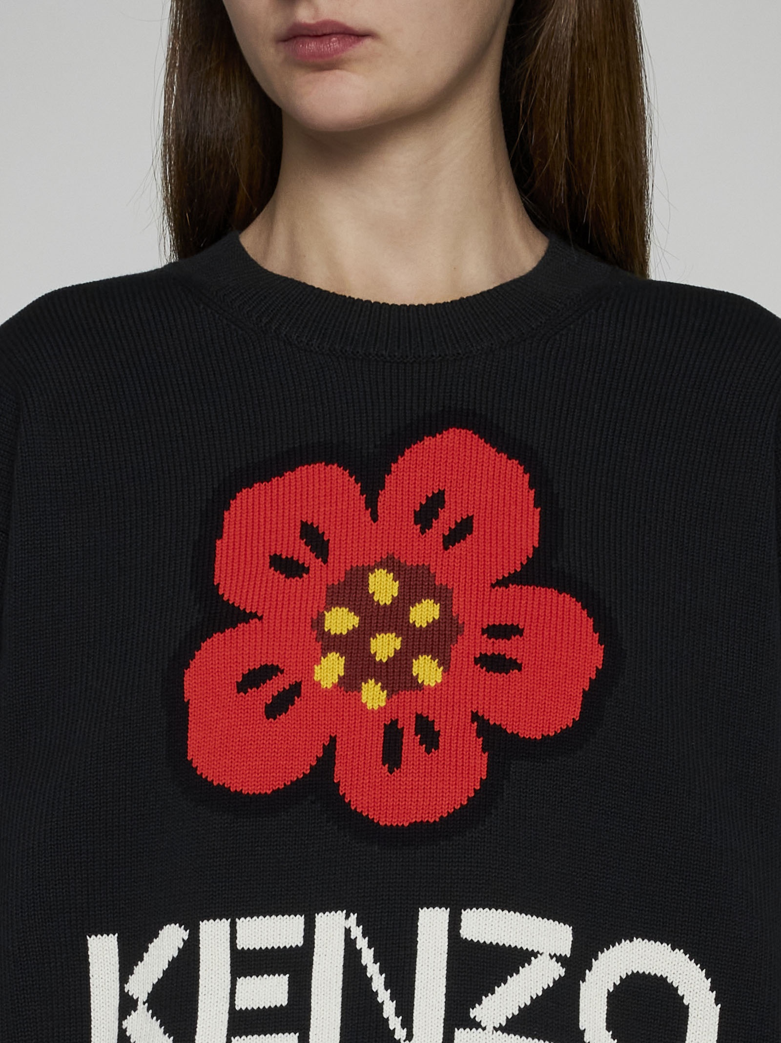 Boke Flower cotton sweater - 5