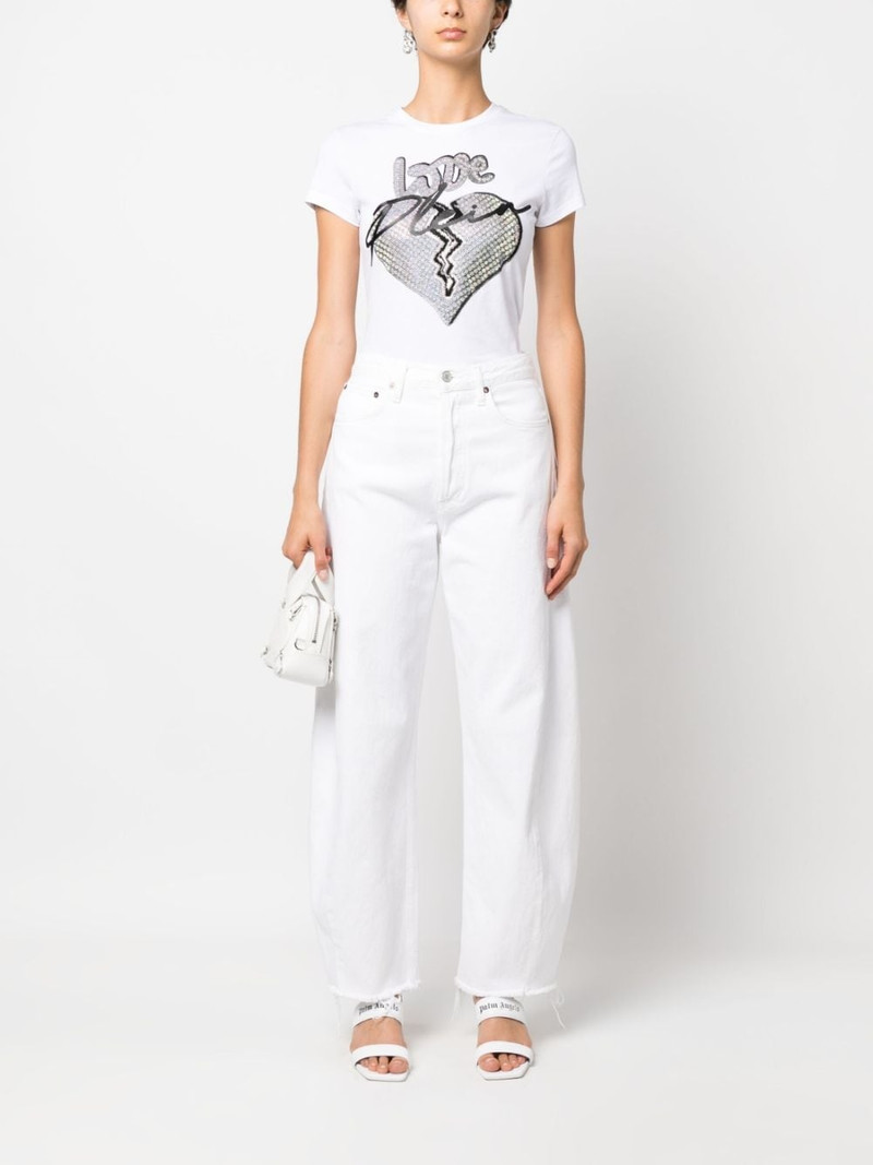 PHILIPP PLEIN love-print short-sleeve T-shirt outlook