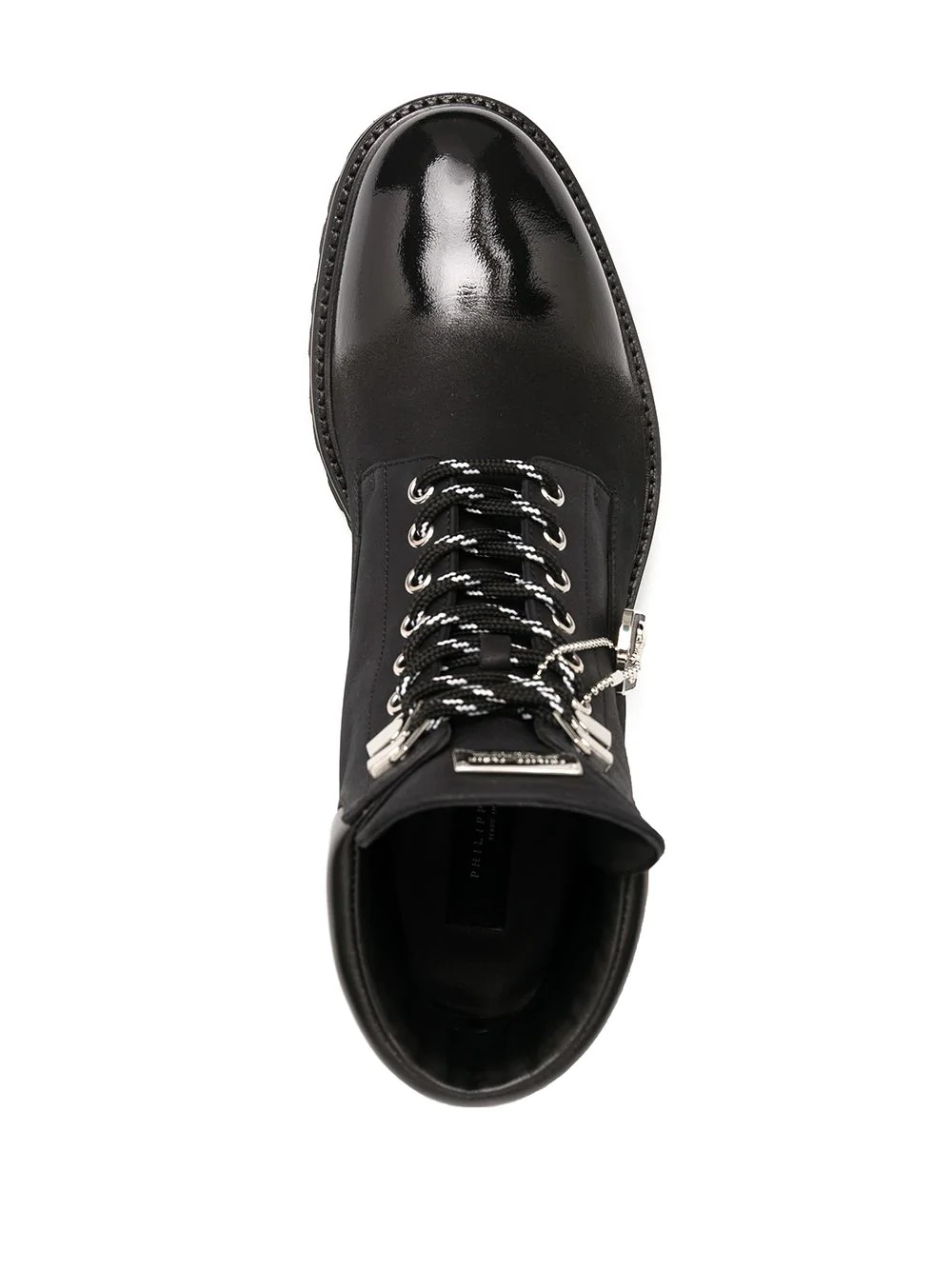 Istitutional lace-up boots - 4