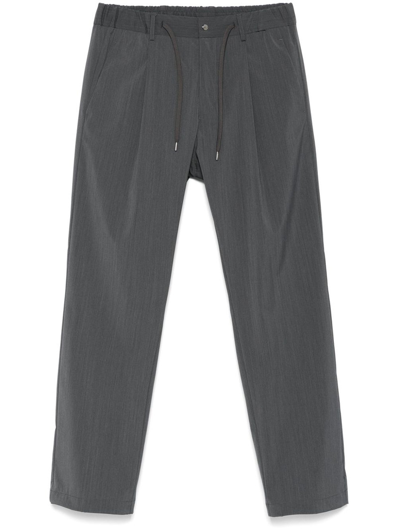 pleat-detail trousers 1