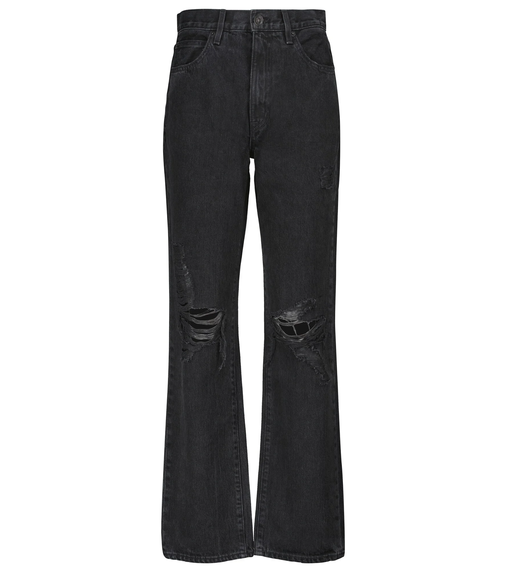 London high-rise wide-leg jeans - 1