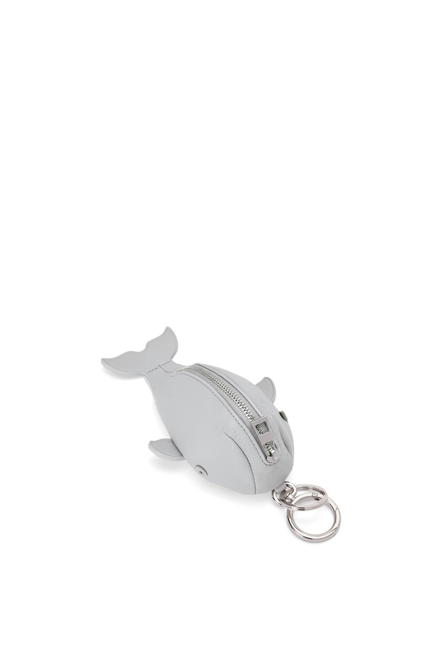 Whale coin purse charm in classic calfskin - 2