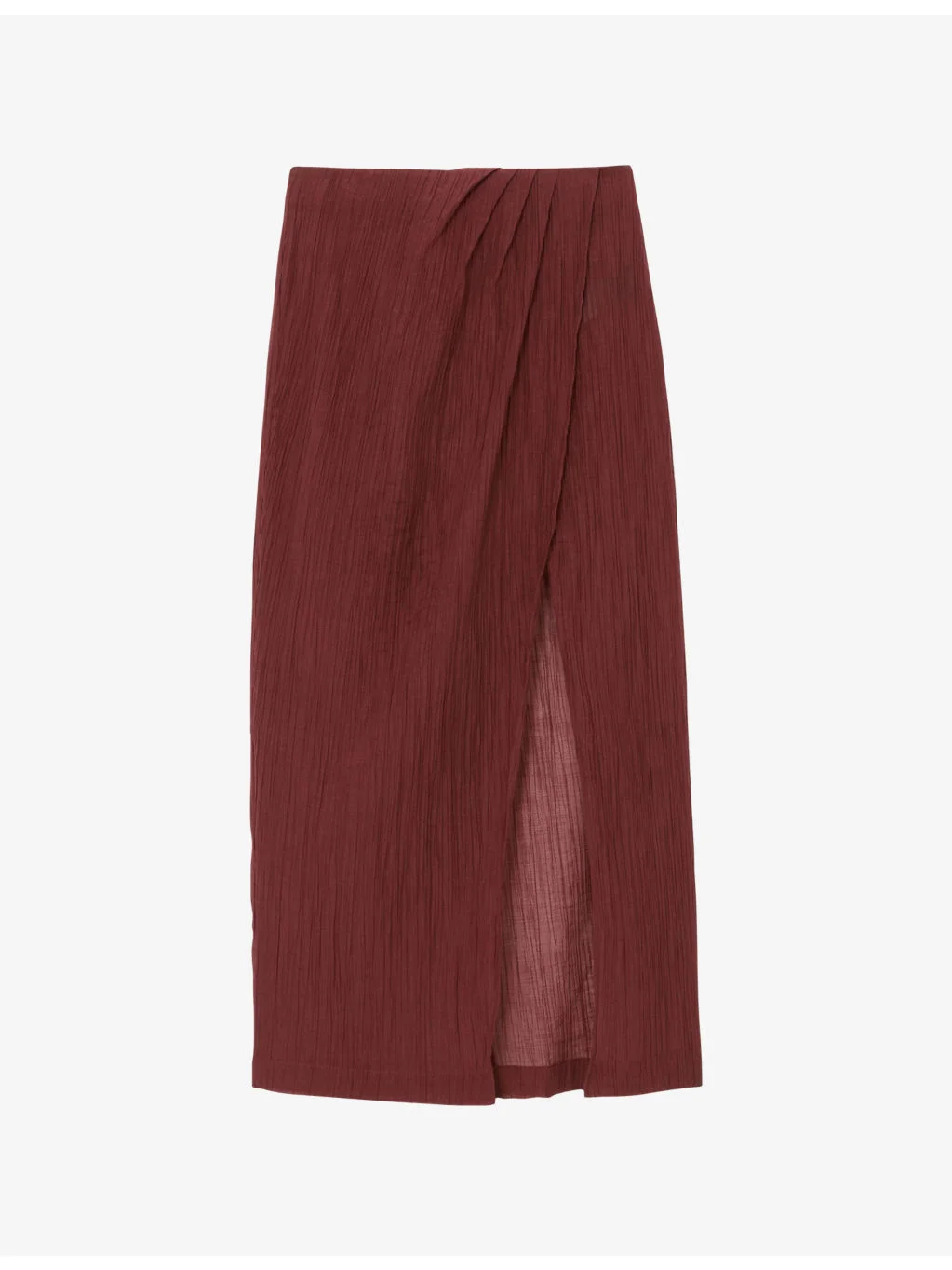 Rosa Wrap-Front Cotton-Blend Maxi Skirt - 1