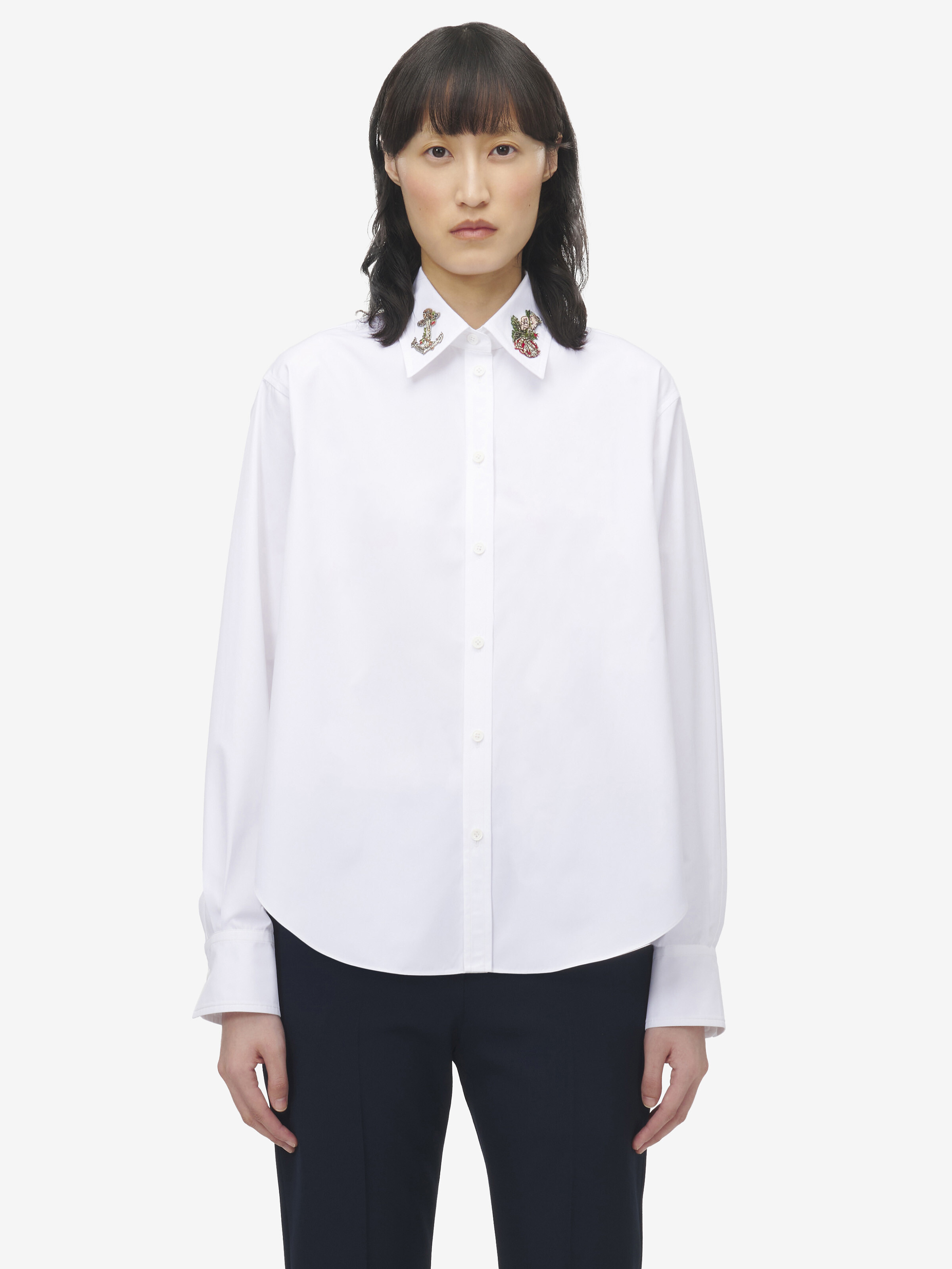 Sailor Tattoo Embroidery Shirt - 2