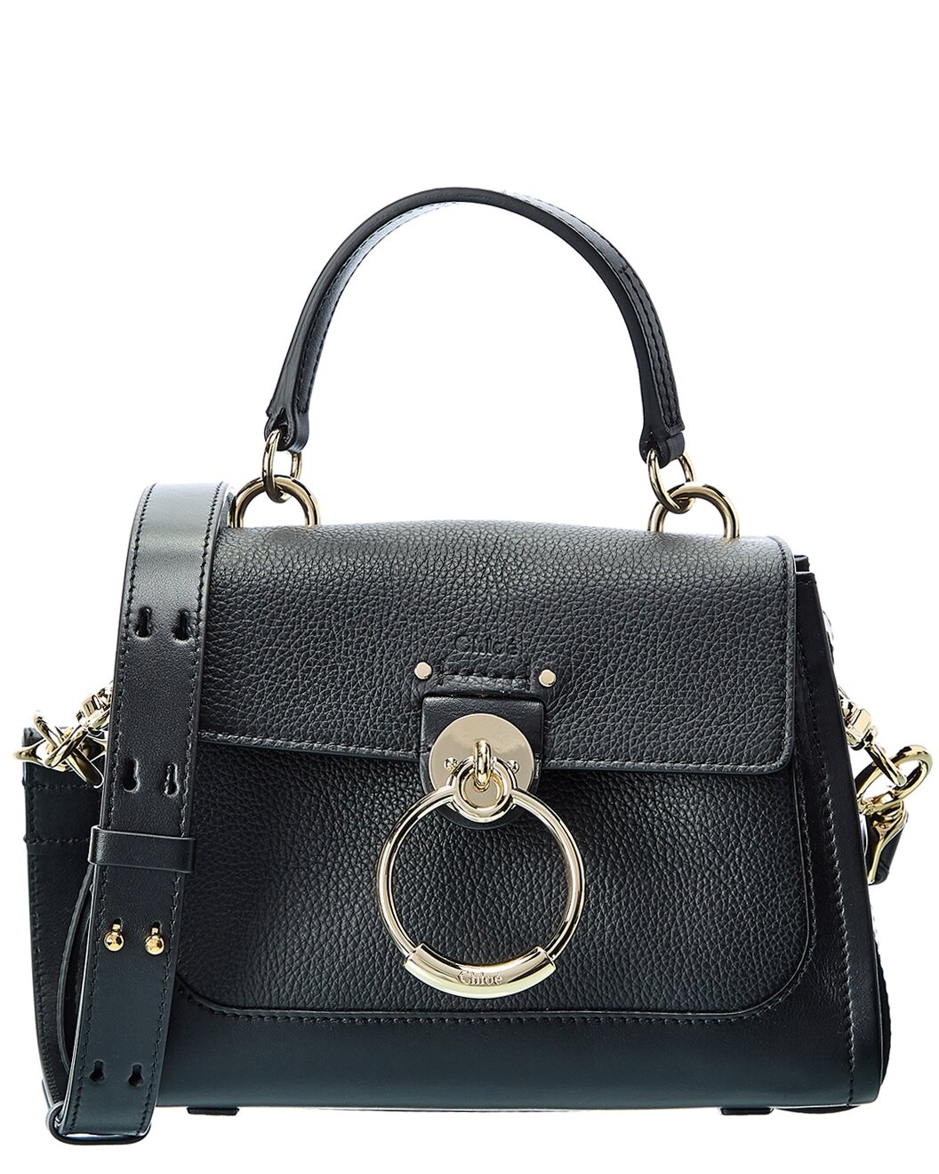 Chloé Tess Day Mini Leather Shoulder Bag - 1