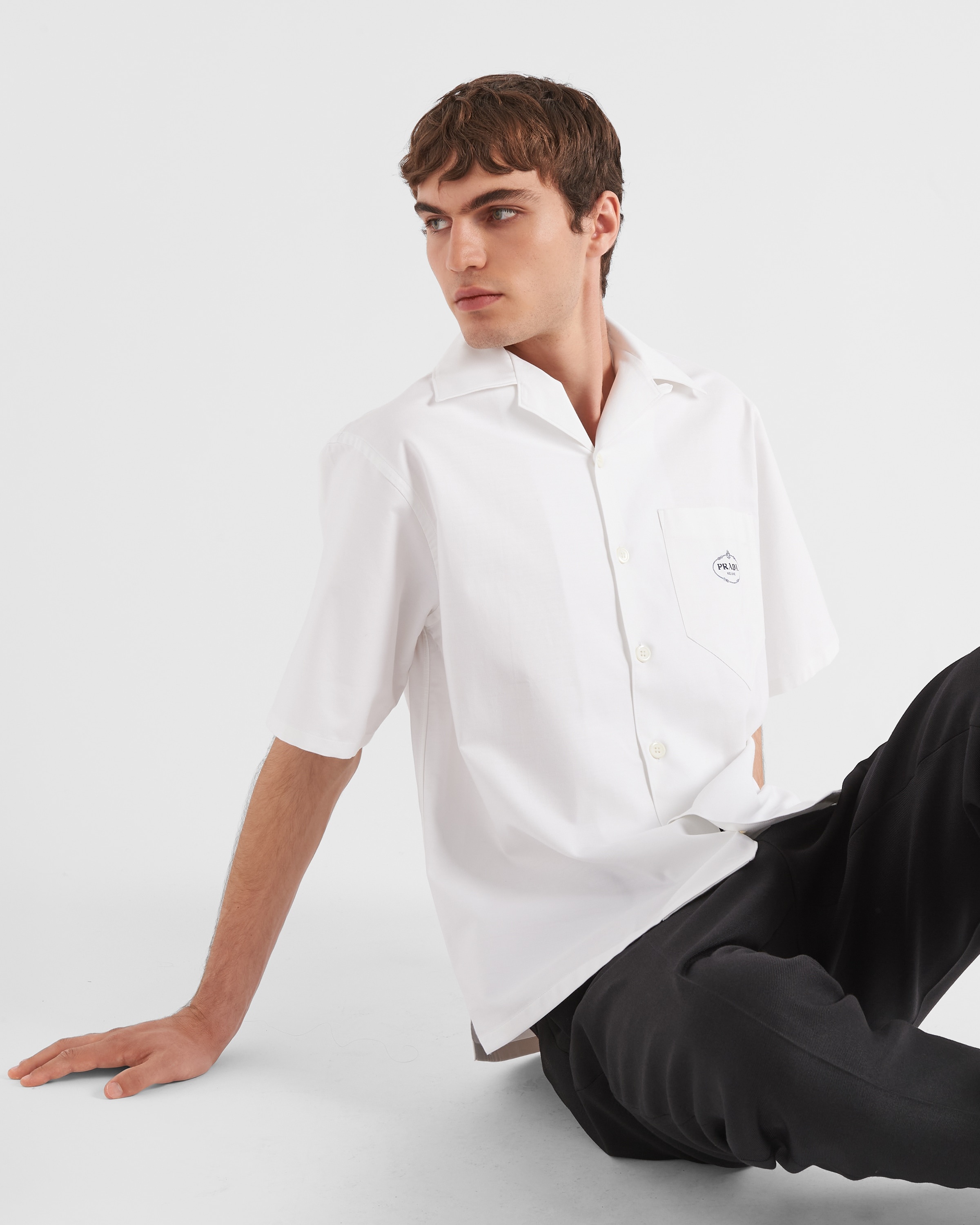 Prada Short-sleeved cotton shirt | REVERSIBLE