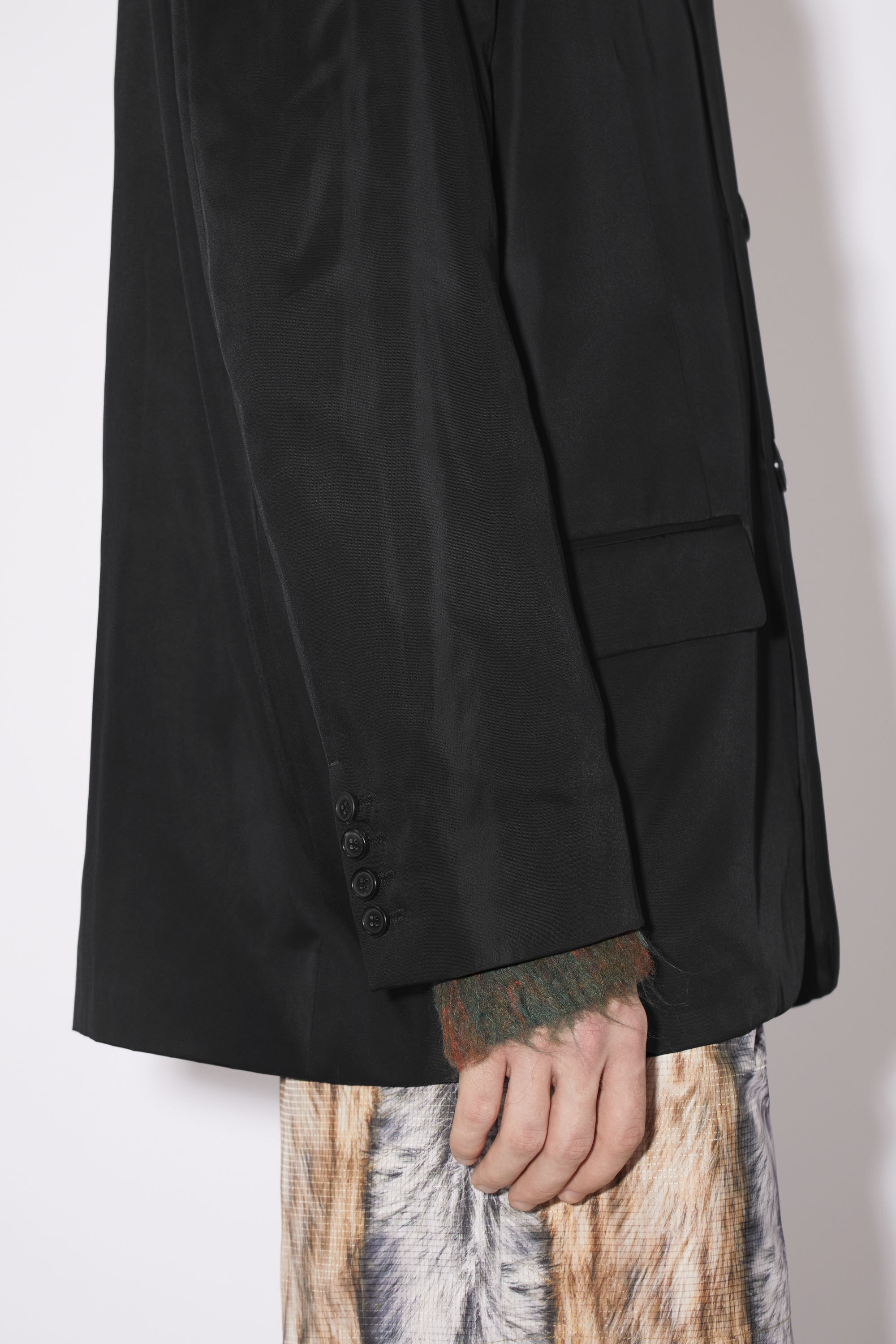 Relaxed fit suit jacket - Black - 5
