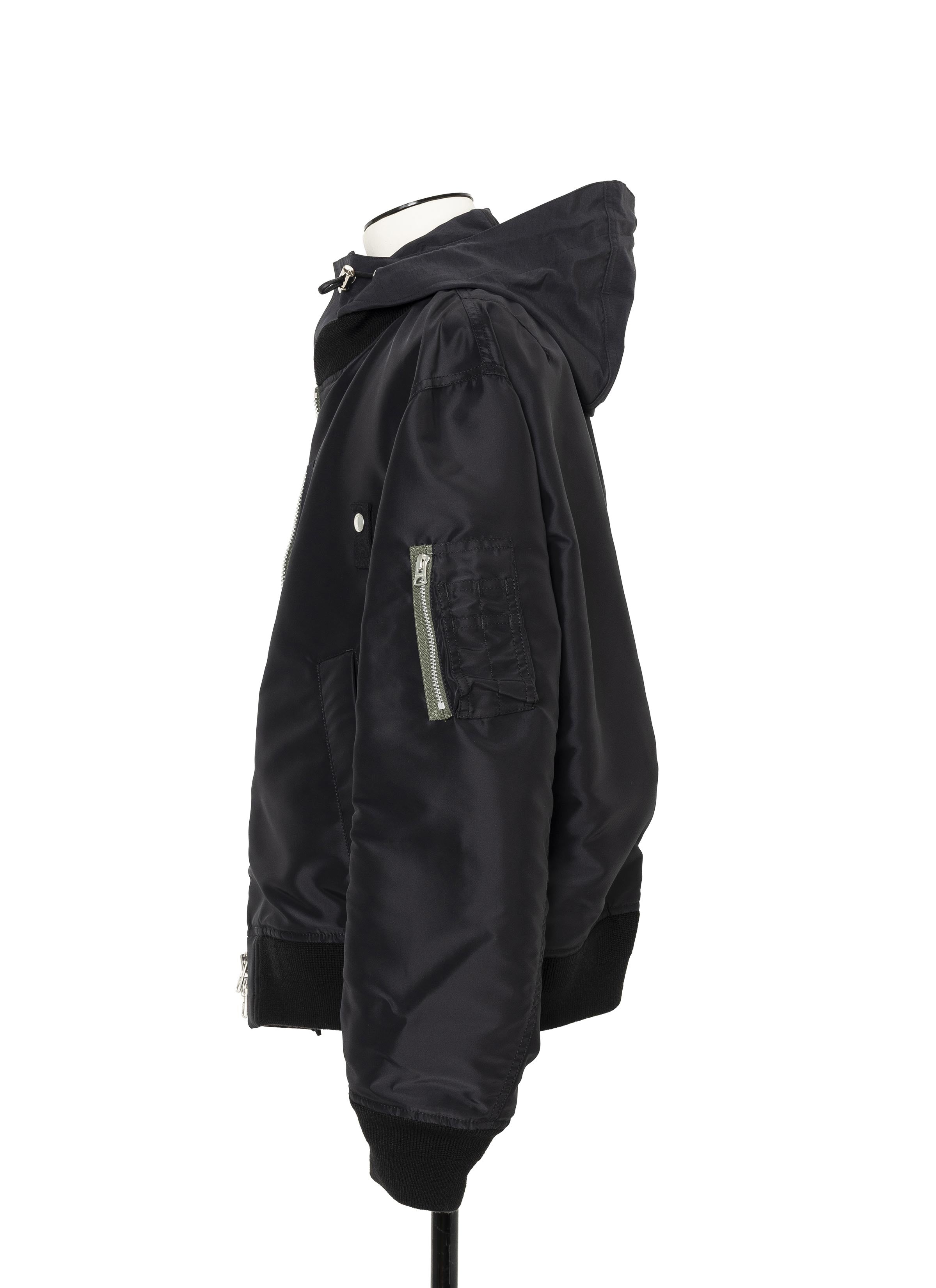 Nylon Twill x Grosgrain Blouson - 3