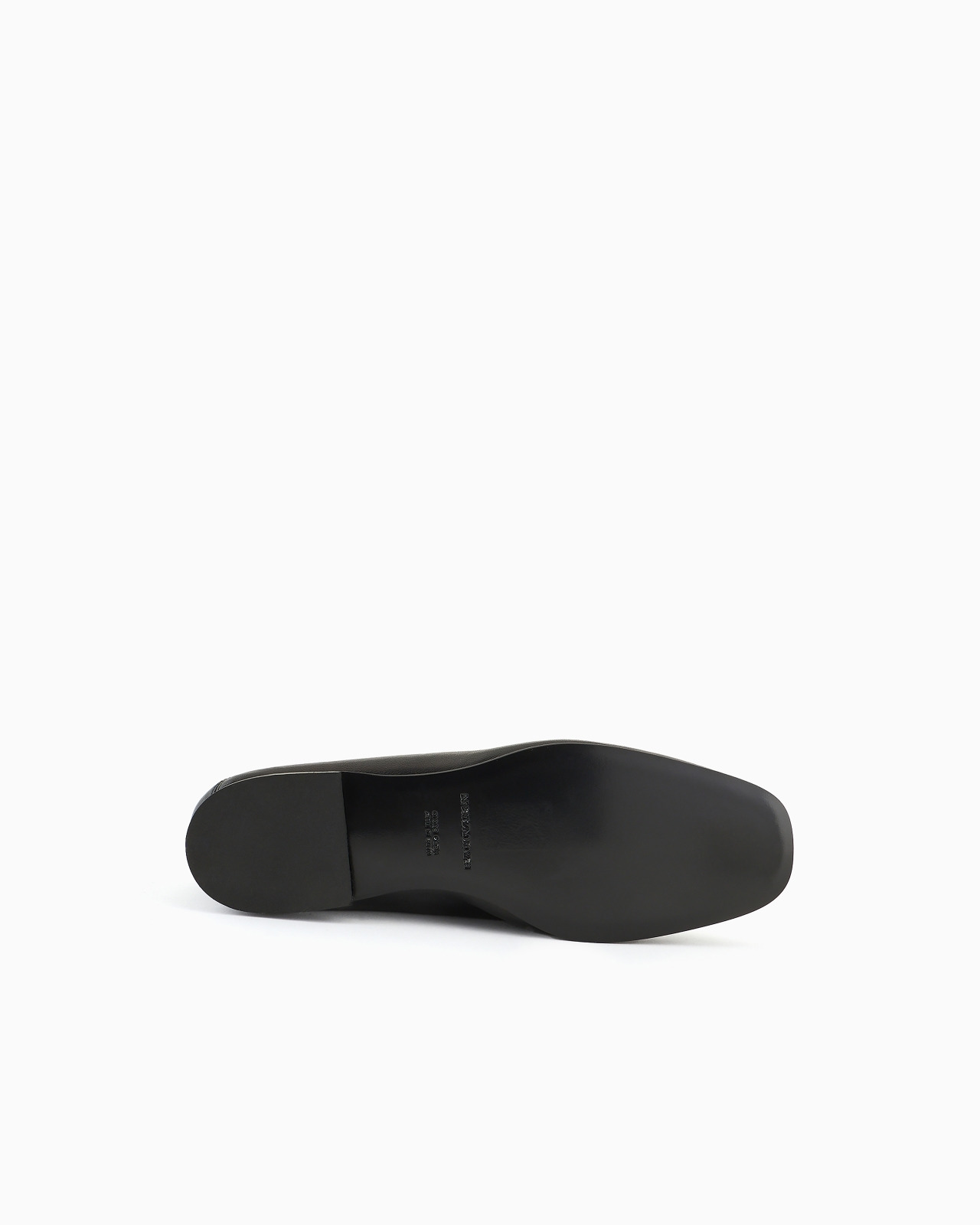 Nappa leather loafers with embossed logo - 6