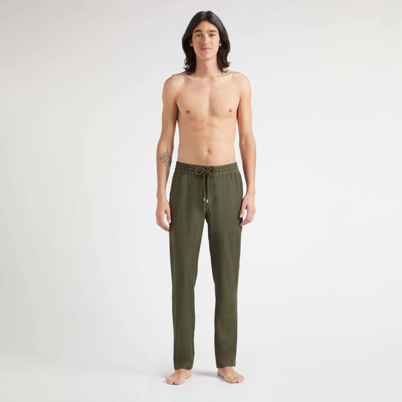 Vilebrequin Men Merino Wool Pants Solid outlook