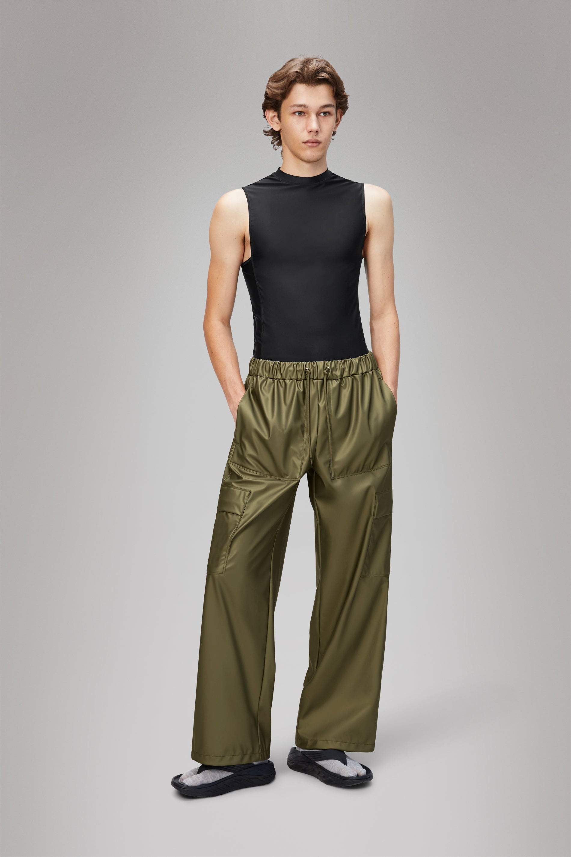 Cargo Rain Pants Wide - 4