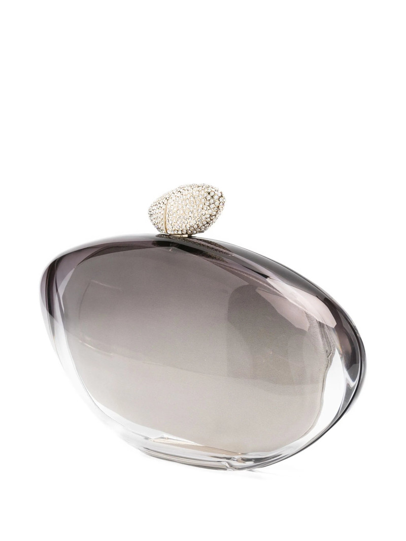 BENEDETTA BRUZZICHES Benedetta Bruzziches Crystal-embellished Clutch Bag outlook