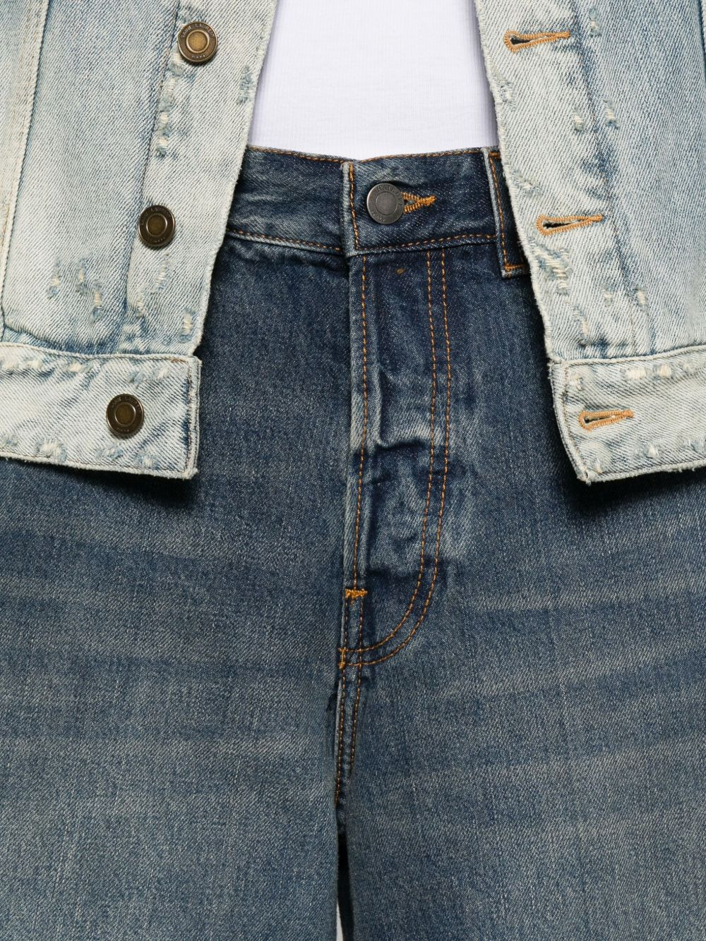 logo-patch jeans - 5