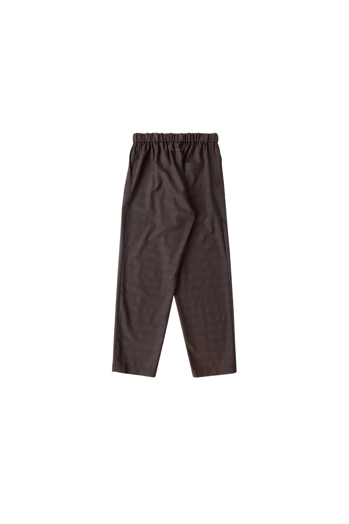 MM6 Check Drawstring Trousers Brown/Black - 2