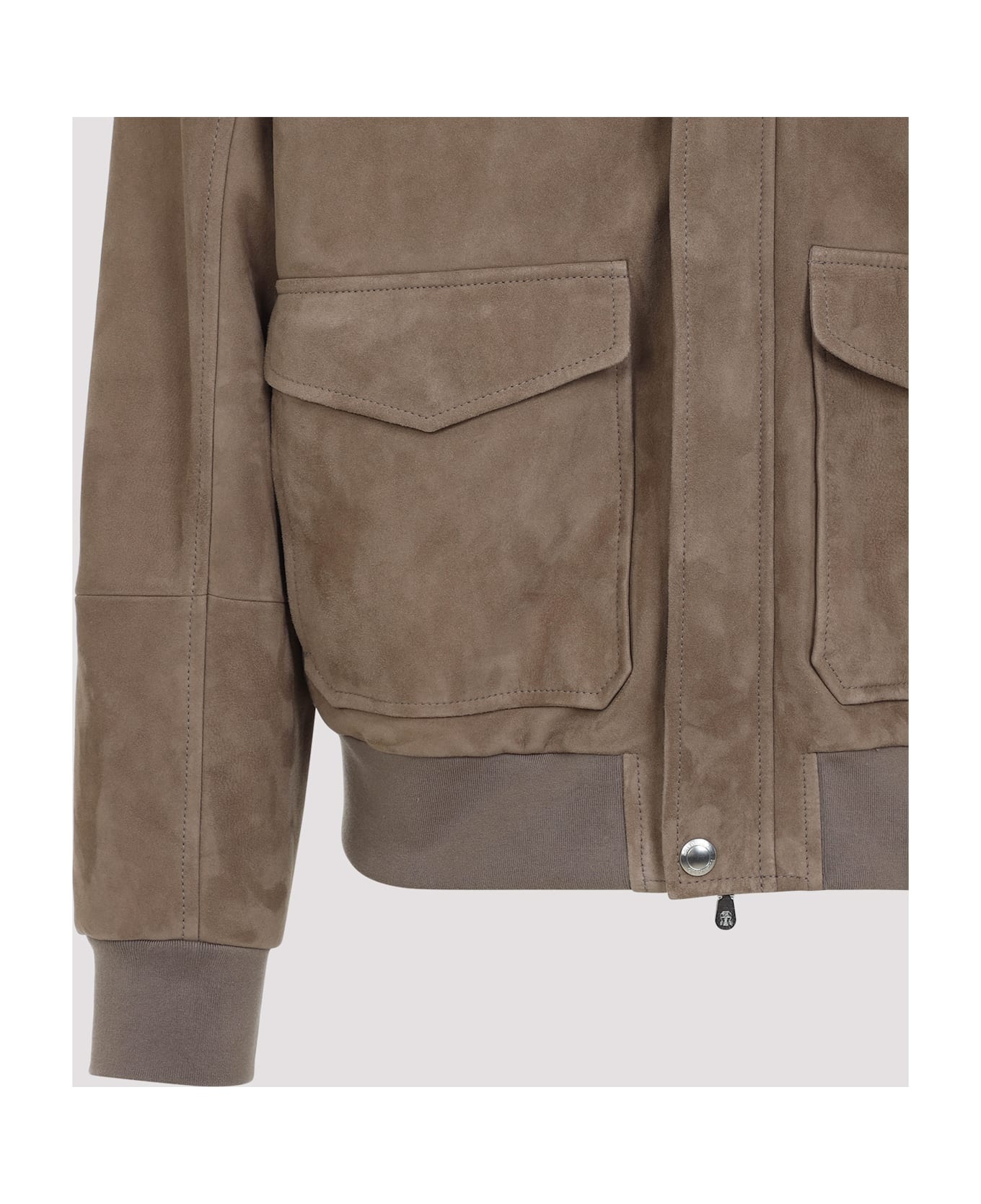Leather Bomber Jacket - 5