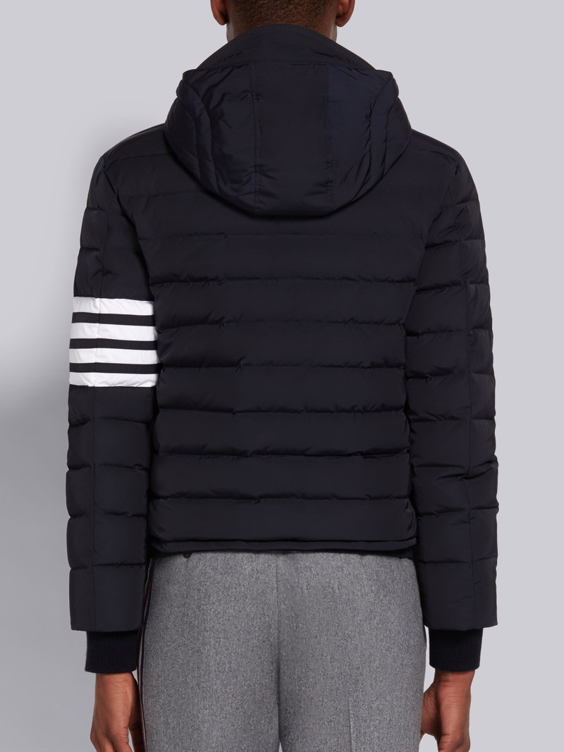 Thom Browne Navy Poly Twill Down-Filled 4-Bar Ski Jacket outlook