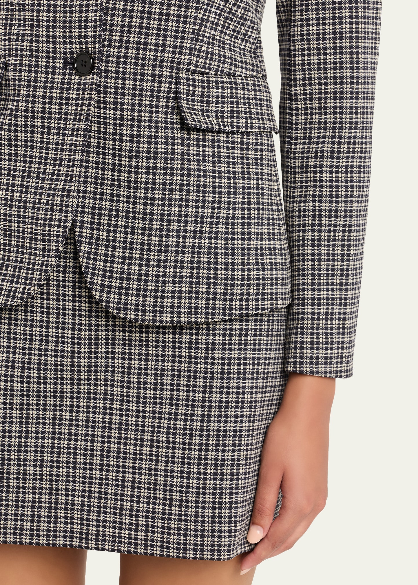 Carissa Plaid Slim-Fit Blazer - 5