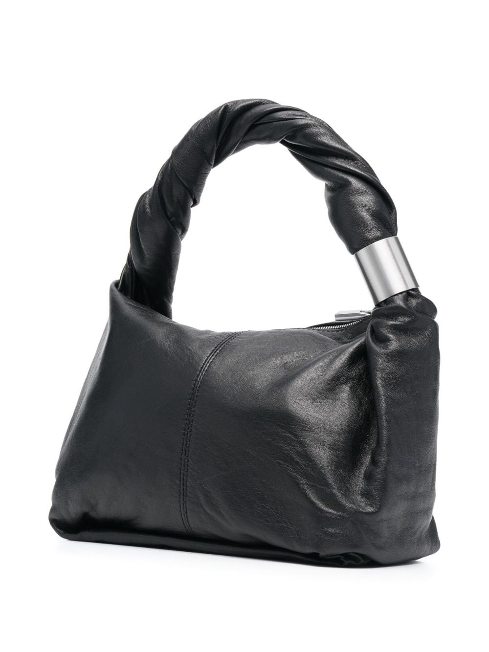 Twisted leather tote - 4