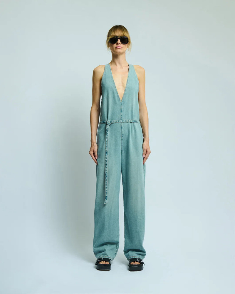 HAIKURE DAKOTA BELTED DENIM JUMPSUIT outlook