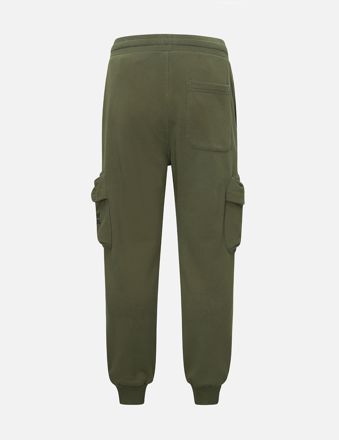 KAMON AND SLOGAN PRINT LOOSE FIT SWEATPANTS - 2