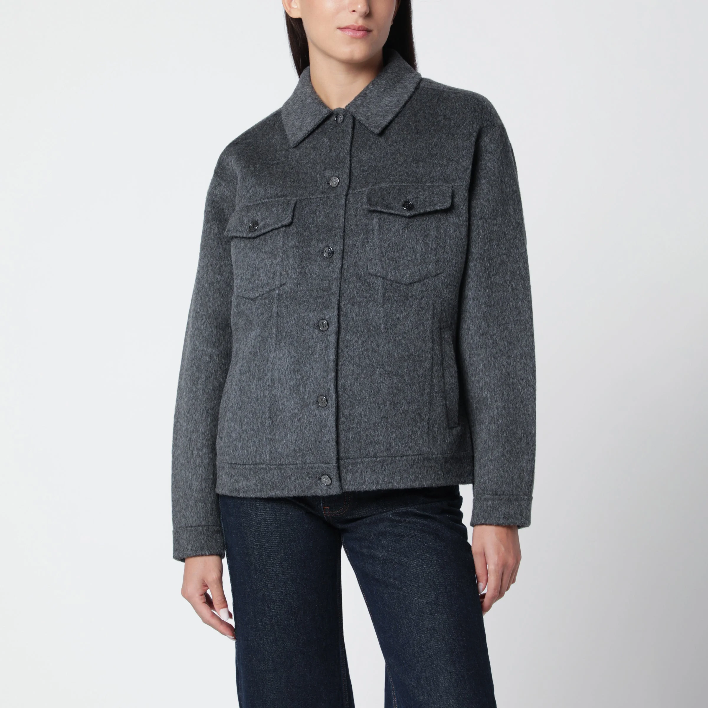 Rory dark grey wool jacket - 1