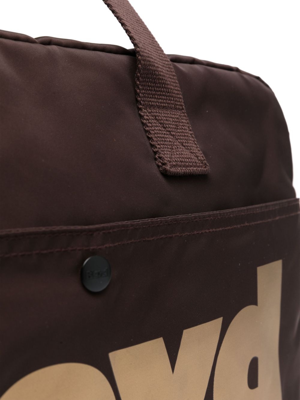 logo-print zip-fastening holdall - 3
