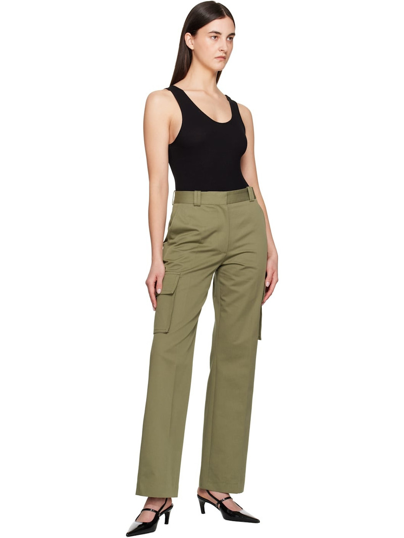 ANINE BING Khaki Dayton Cargo Pants outlook