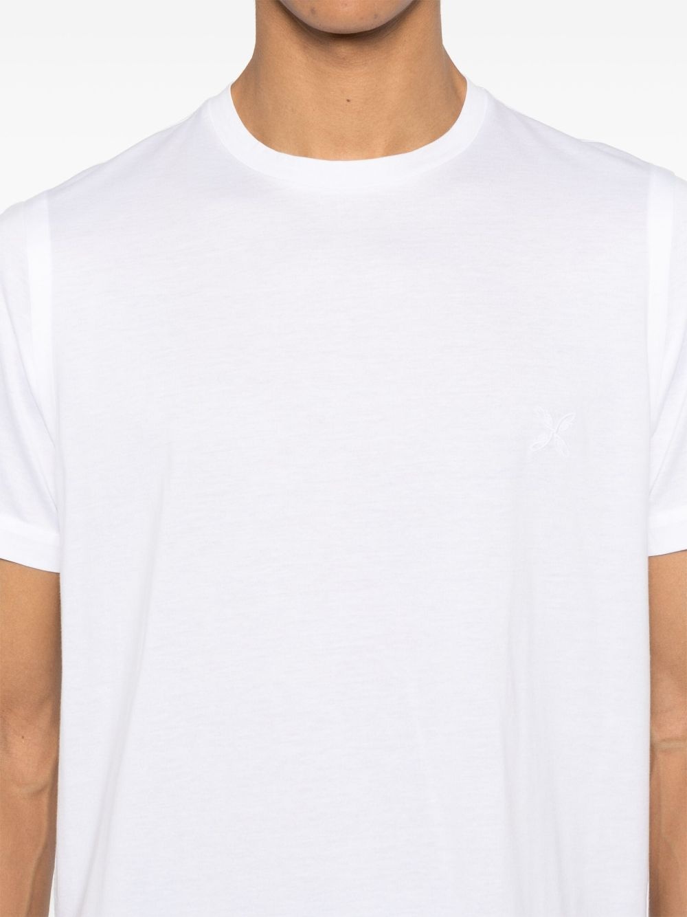 logo-embroidered T-shirt - 4