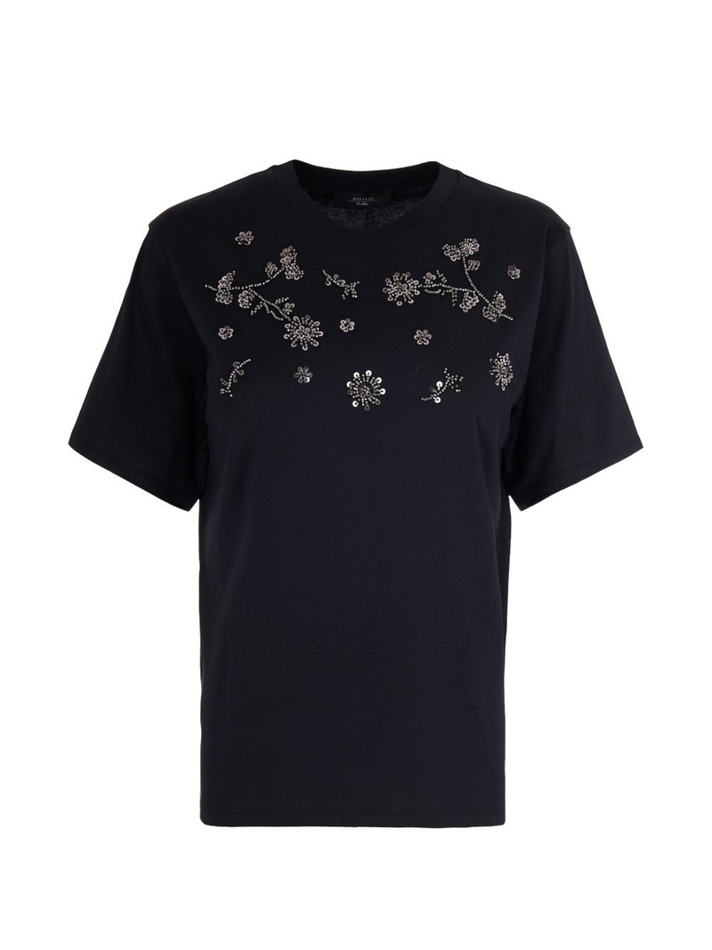 sequin-embellished T-shirt 1