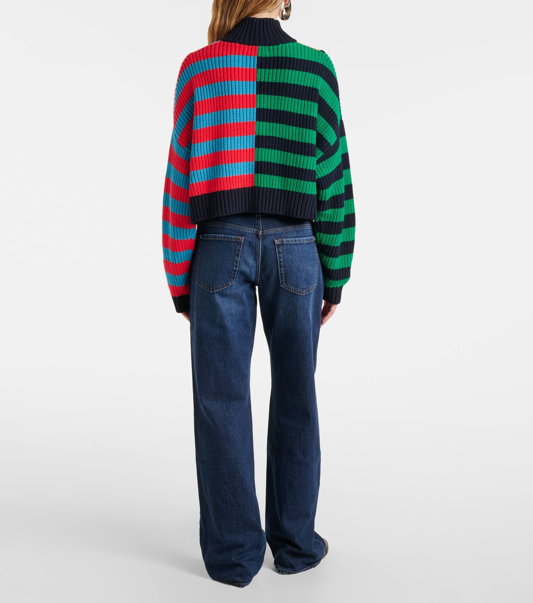 Hampton knitted cotton-blend sweater - 3