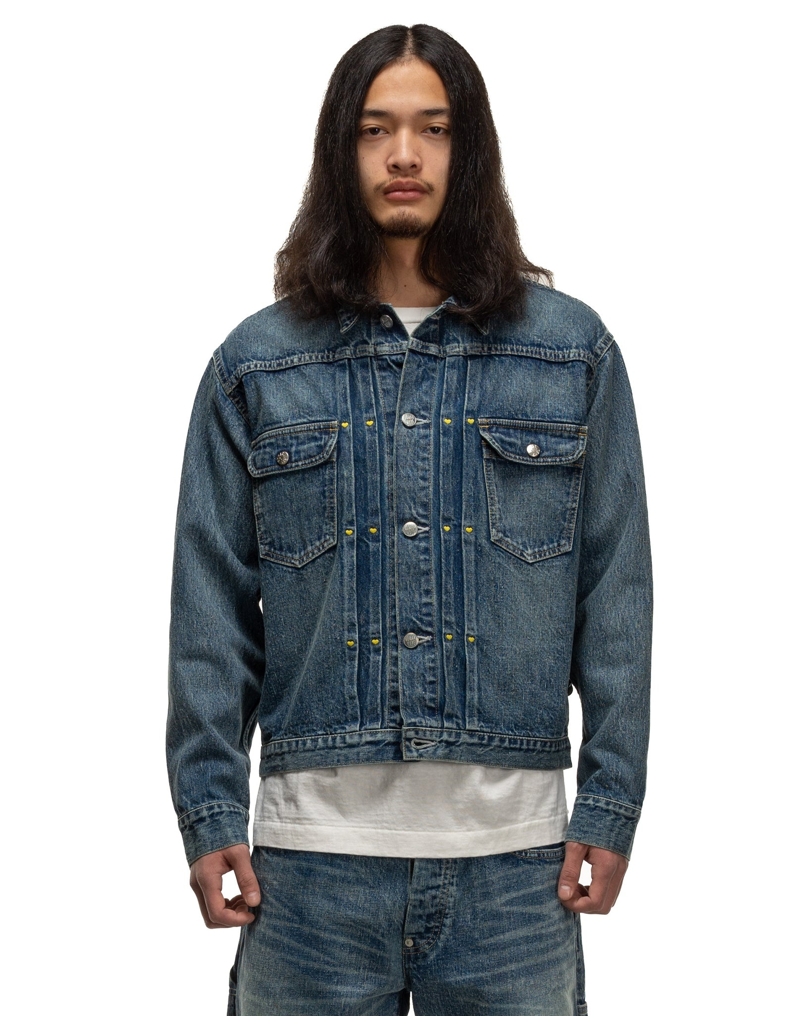DENIM WORK JACKET INDIGO - 4